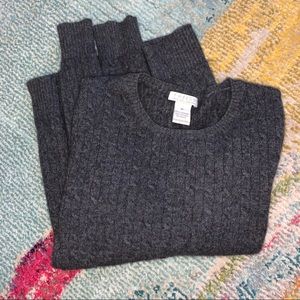 Tweeds grey cashmere sweater